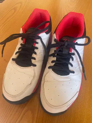 테니스화 요넥스 파워크션 옴니클레이 코트 화이트 x 레드