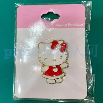 키티 메탈 배지 원 포인트 하트 시리즈 퓨로랜드 산리오