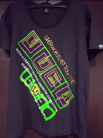 UVERworld T셔츠 타월 라이브 굿즈