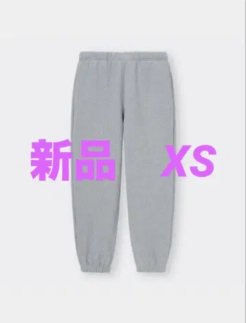 새상품 GU 헤비 웨이트 맨투맨 와이드 이지 팬츠 XS