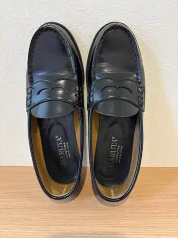 HARUTA 블랙 로퍼