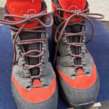 mont-bell 등산화 레드/그레이