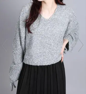 [ 택 포함: 새상품 ] 숏 니트 여성용 M 사이즈