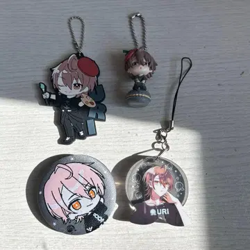 URI 우리 캔뱃지 키링 묶음 판매