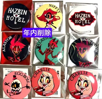 해즈빈 호텔 팝업 마루이 캔뱃지 알래스터