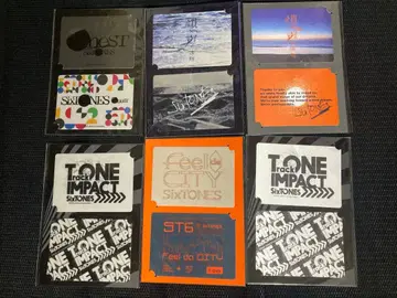 SixTONES 스티커 굿즈 6세트 씰