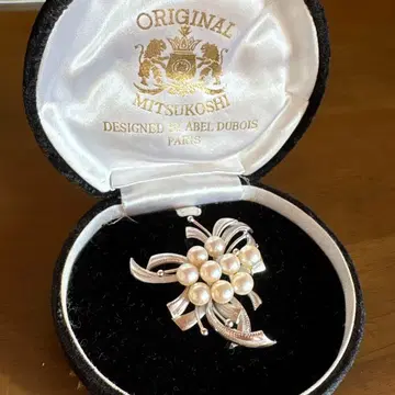 Mitsukoshi 펄 플라워 브로치