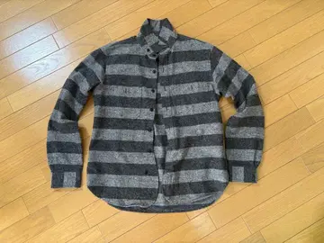 Schott Perfecto 플란넬 셔츠 S 그레이/블랙 스트라이프