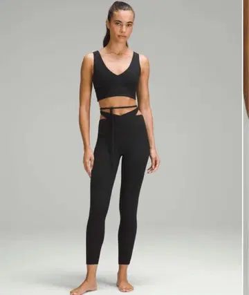 [ Lululemon ] 블랙 하이웨스트 레깅스
