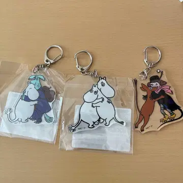 무민 팝업 스토어 한정판 아크릴 키링 허그