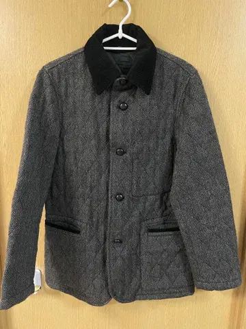 [무인양품] 트위드 퀼팅 자켓