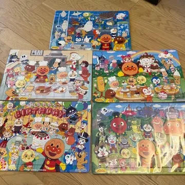 호빵맨 퍼즐 5장 세트