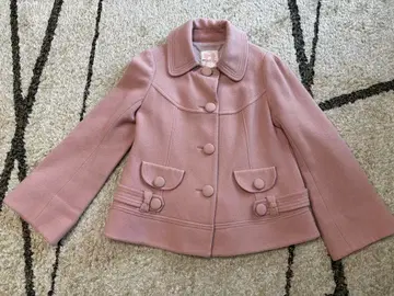 WILLSELECTION 핑크 버튼 부착 자켓