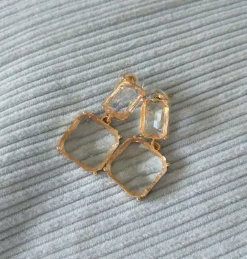 연말 special 가격 클리어 스퀘어 댕글 귀걸이