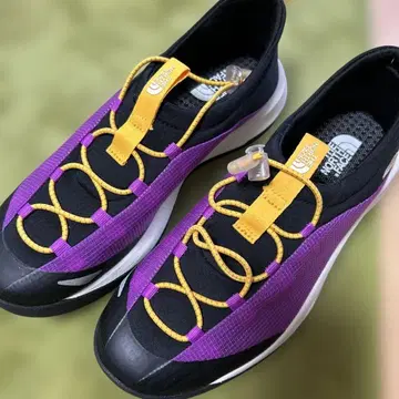 THE NORTH FACE 슬립온 스니커즈 블랙 보라색 노랑