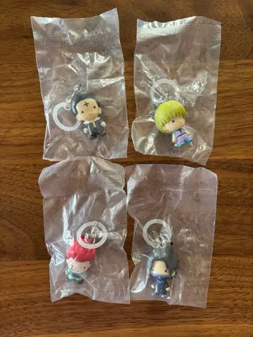 미개봉 HUNTER x HUNTER 환영여단 가챠 키링 4종 세트