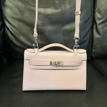 숄더백 핸드백 금장 장식 실버