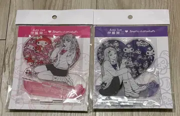 갸루 토미에 배경 포함 아크릴 스탠드 2종 세트 이토 준지 산리오