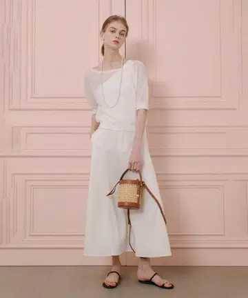 [ LOULOU WILLOUGHBY ] 데님 라이크 머메이드 스커트