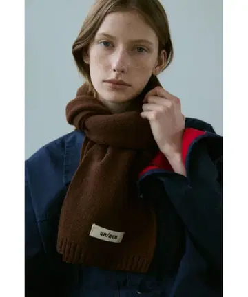 un/neu 앙누이 심플 울 컬러 머플러 / 컴팩트 머플러