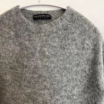 TOMORROWLAND tricot 알파카 니트 그레이 사이즈 M