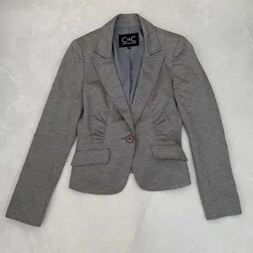 쿠 드 샹스 테일러드 자켓 포멀 월드 그레이 M