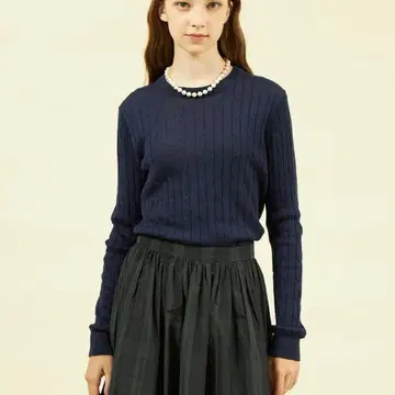 [ 새상품급 ] 매킨토시 필로소피 케이블 니트 풀오버