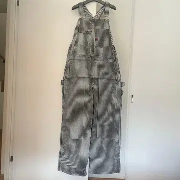 TCB Jeans 스트라이프 오버롤 36