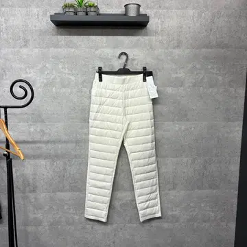 [새상품] 다운 팬츠, 오프 화이트 M 사이즈 스타일리시