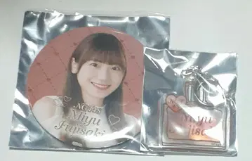 NGT48 후지사키 미유 캔뱃지&키링 2025년 2월ver. 극장 복권