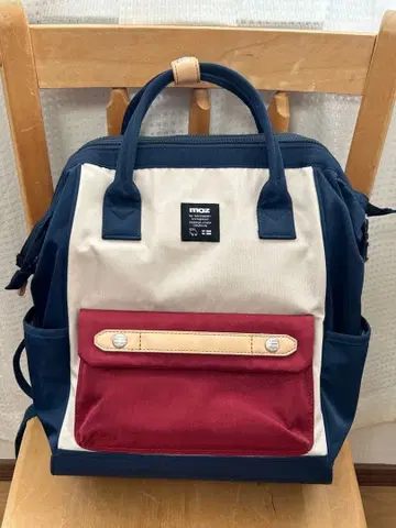 moz 2way 백팩 네이비/크림/와인 레드
