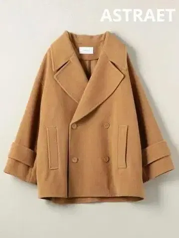 유나이티드 애로우즈 스트럿 일본제 울 헤링본 피 코트