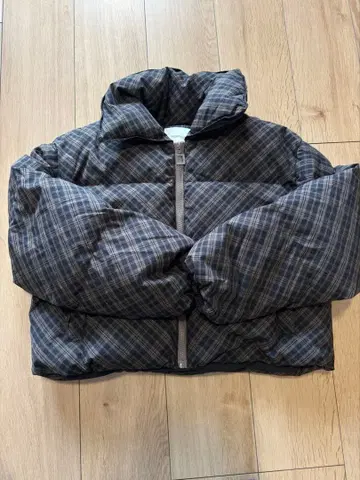 TAGEECHITA 체크 무늬 다운 자켓