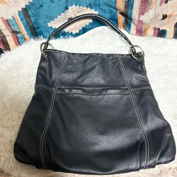 [ 새상품급 ] le basiques du sac 블랙 가죽 백