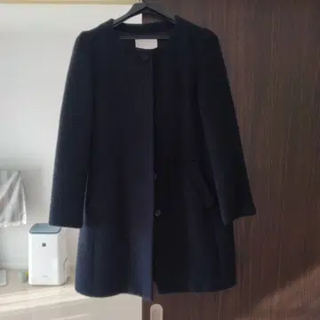 내추럴 뷰티 블랙 롱 코트 사이즈 38