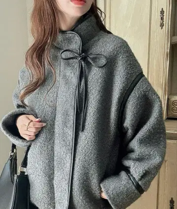 메일 리본 보아 자켓