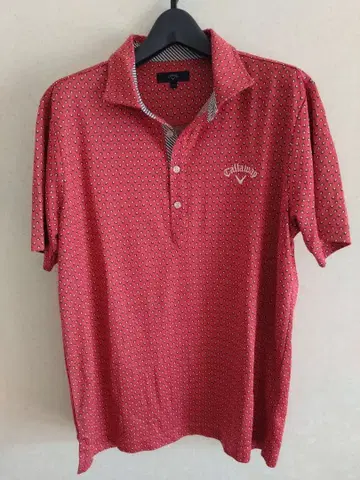 Callaway 골프 셔츠 LL 사이즈 빨간색