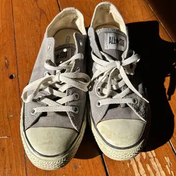 컨버스 올스타 그레이 로우컷 26.5cm