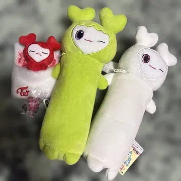 K-POP 봉제 인형 3개, 키링 1개 4세트