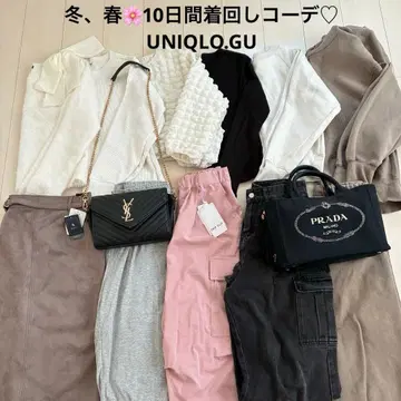 여성용 10일간 돌려입기 코디 묶음 판매 세트 UNIQLO GU
