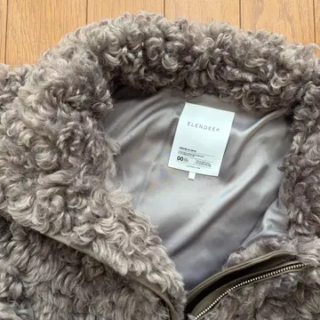 ELENDEEK ] 크림프 에코 퍼 블루종