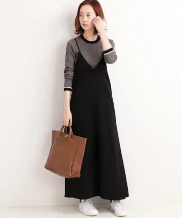 미사용 새상품 IENA 6x3 리브 크루넥 풀오버