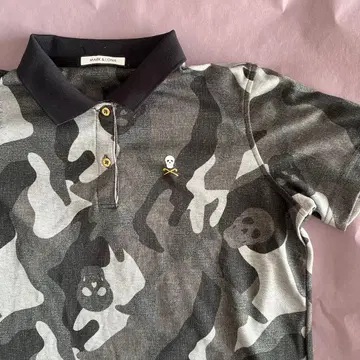 MARK & LONA 해골 카모 패턴 피케 셔츠