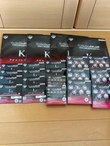 죠죠의 기묘한 모험 제일복권 죠죠 월드 하위상 모음 22점