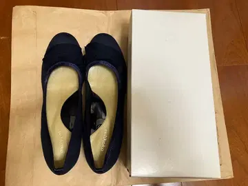 [ 미사용 ] velikoko 펌프스 네이비 스웨이드 26.0cm