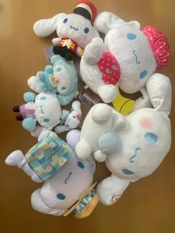 산리오 시나모롤 시나몬 봉제 인형 세트 (7체)