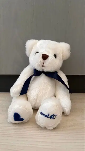 화이트곰 봉제 인형 canal4C