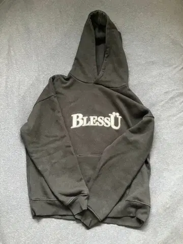 BlessU 블레스유 후드티 블랙