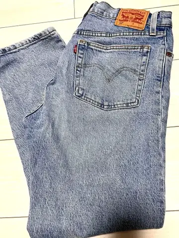 리바이스 501 라이트 블루 데님 28인치