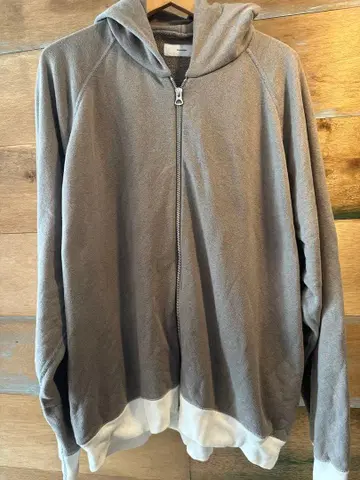 Graphpaper 그레이 풀 집업 후드티 사이즈 2